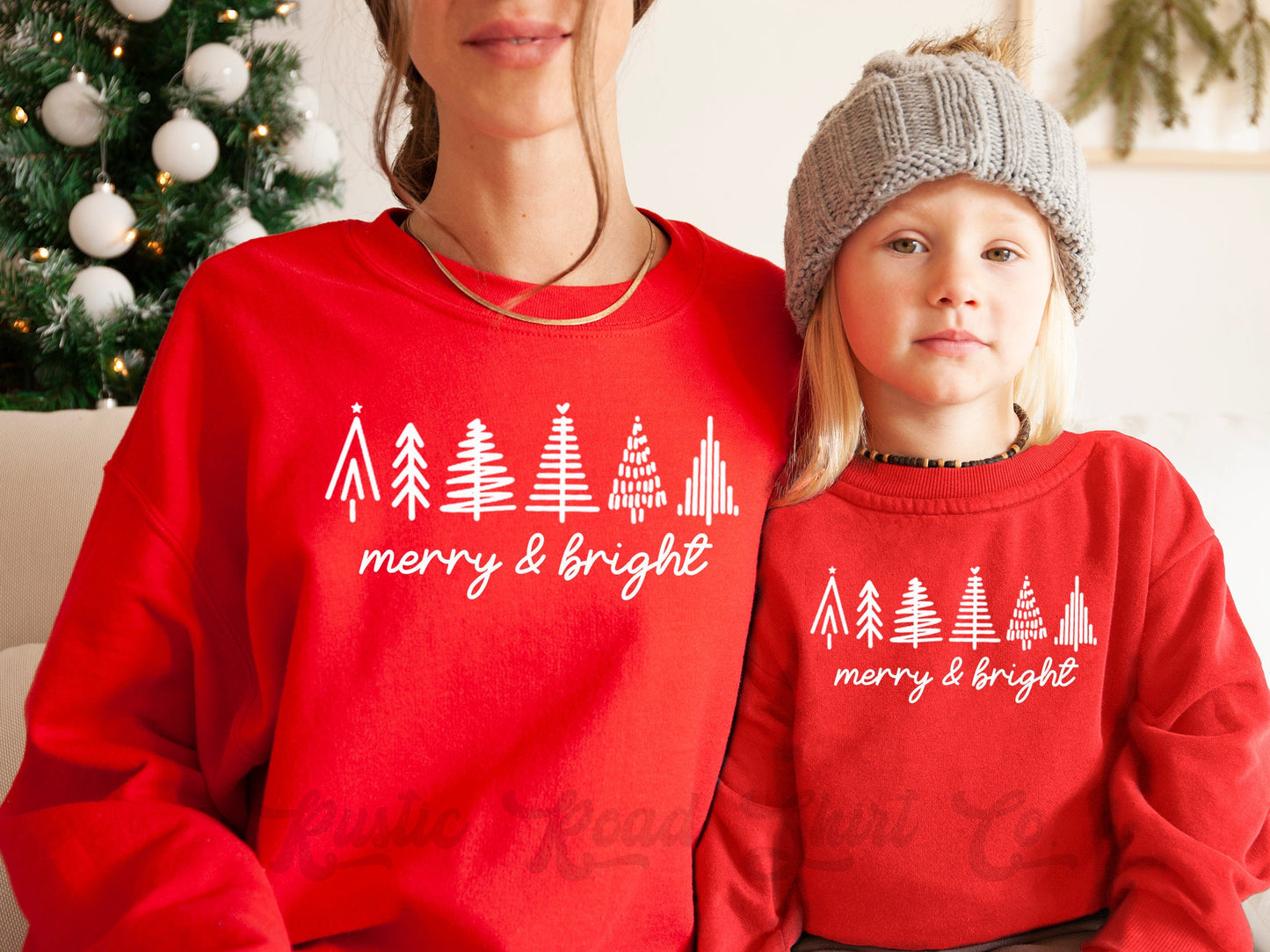 Merry and Bright Shirt, Sweatshirt, Family Christmas Sweatshirts, Toddler Christmas Sweatshirt, Kids Christmas Sweatshirt