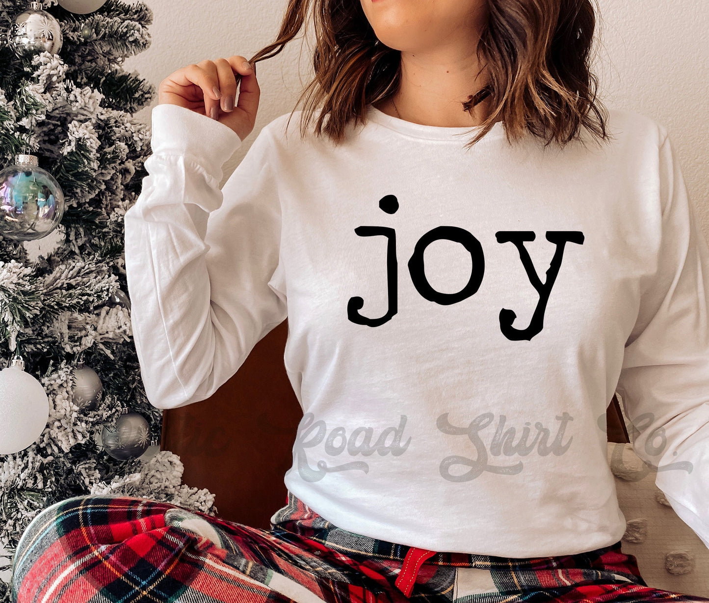 Christmas Long Sleeve Shirt, Joy T-shirt, Matching Christmas Shirts, Family Christmas Shirts, Women's Christmas Shirt