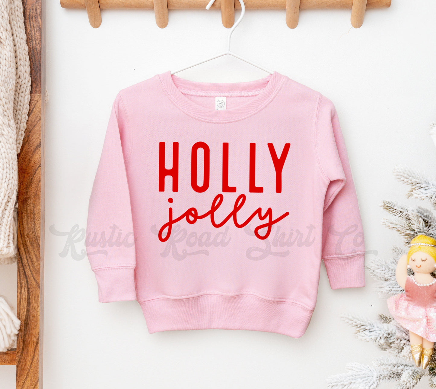 Holly Jolly Shirt, Kids Christmas Shirt, Toddler Christmas Shirt, Christmas Tree Farm Shirt, Matching Family Christmas Shirts