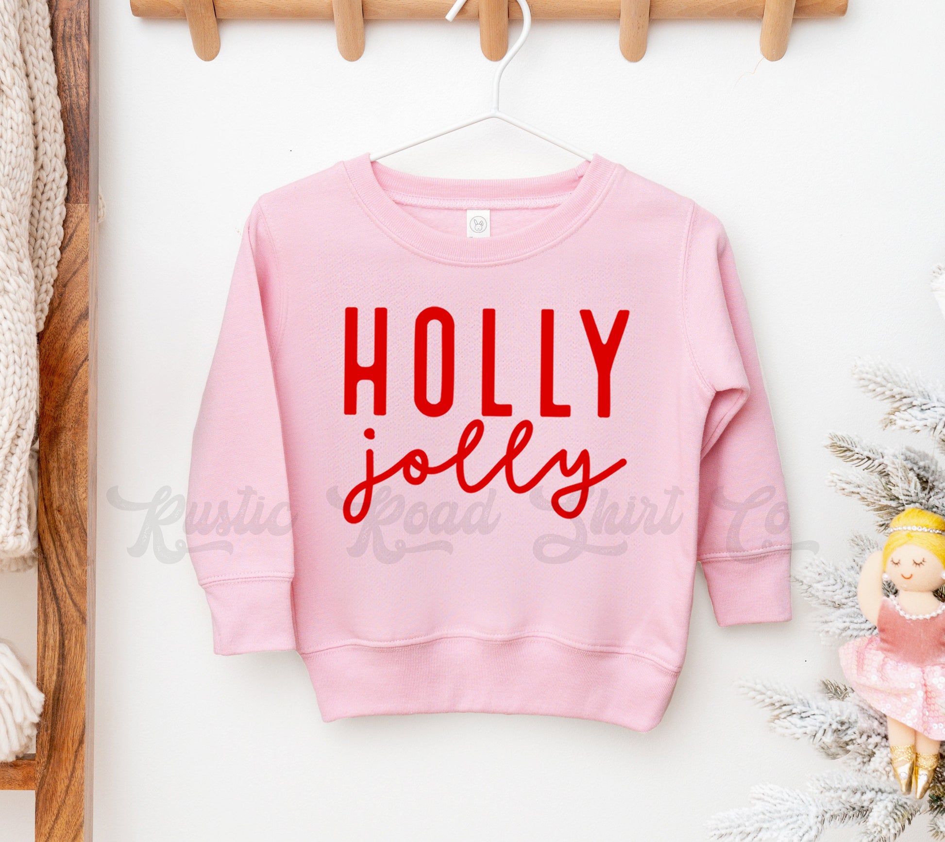Holly Jolly Shirt, Kids Christmas Shirt, Toddler Christmas Shirt, Christmas Tree Farm Shirt, Matching Family Christmas Shirts