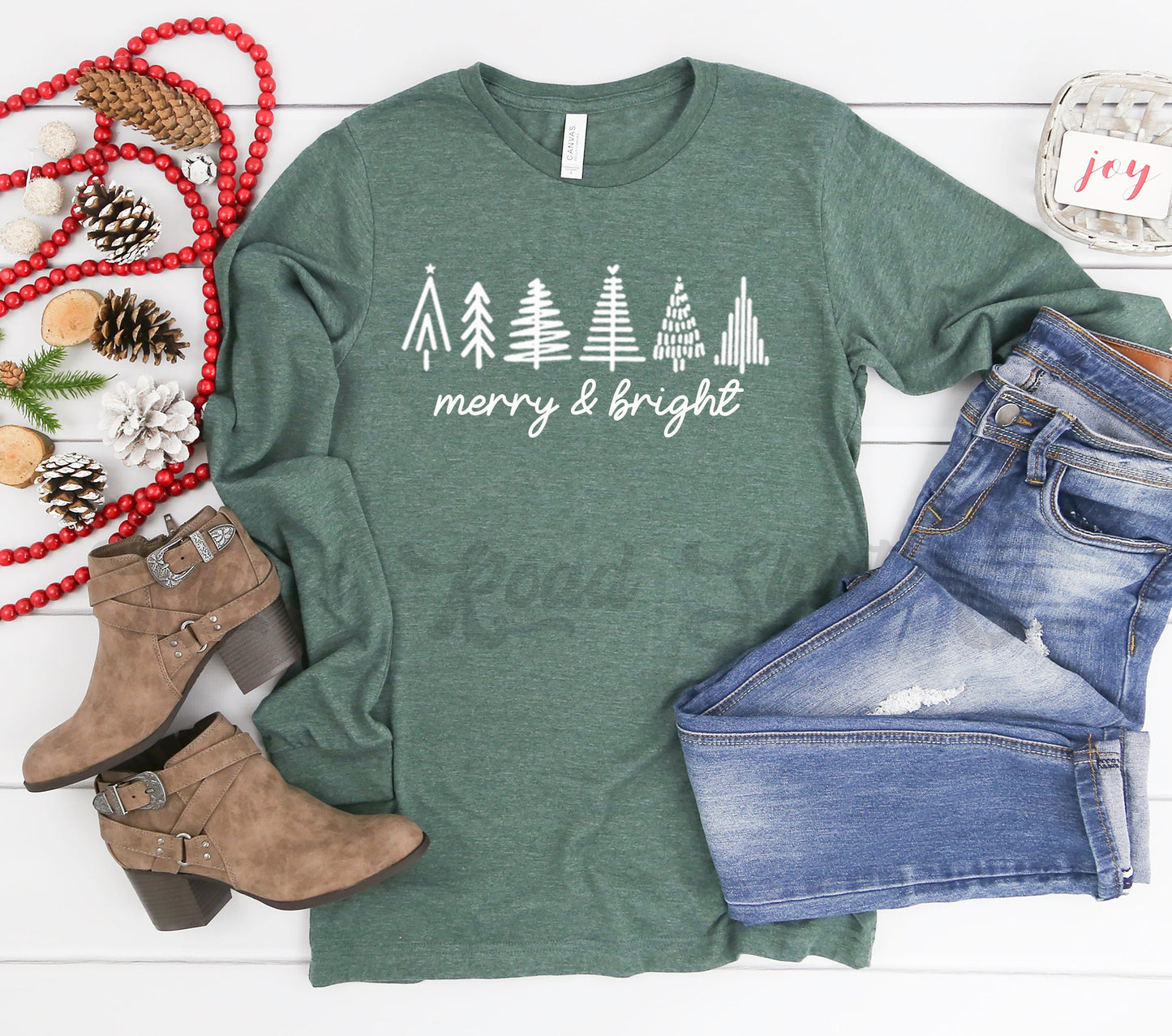 Christmas Tree Farm Shirt, Women's Christmas Shirt, Matching Family Christmas Shirts, Holiday Shirts, Christmas Long Sleeve
