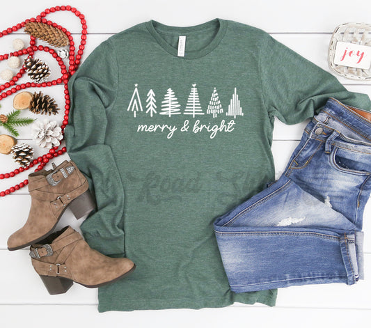 Christmas Tree Farm Shirt, Women's Christmas Shirt, Matching Family Christmas Shirts, Holiday Shirts, Christmas Long Sleeve