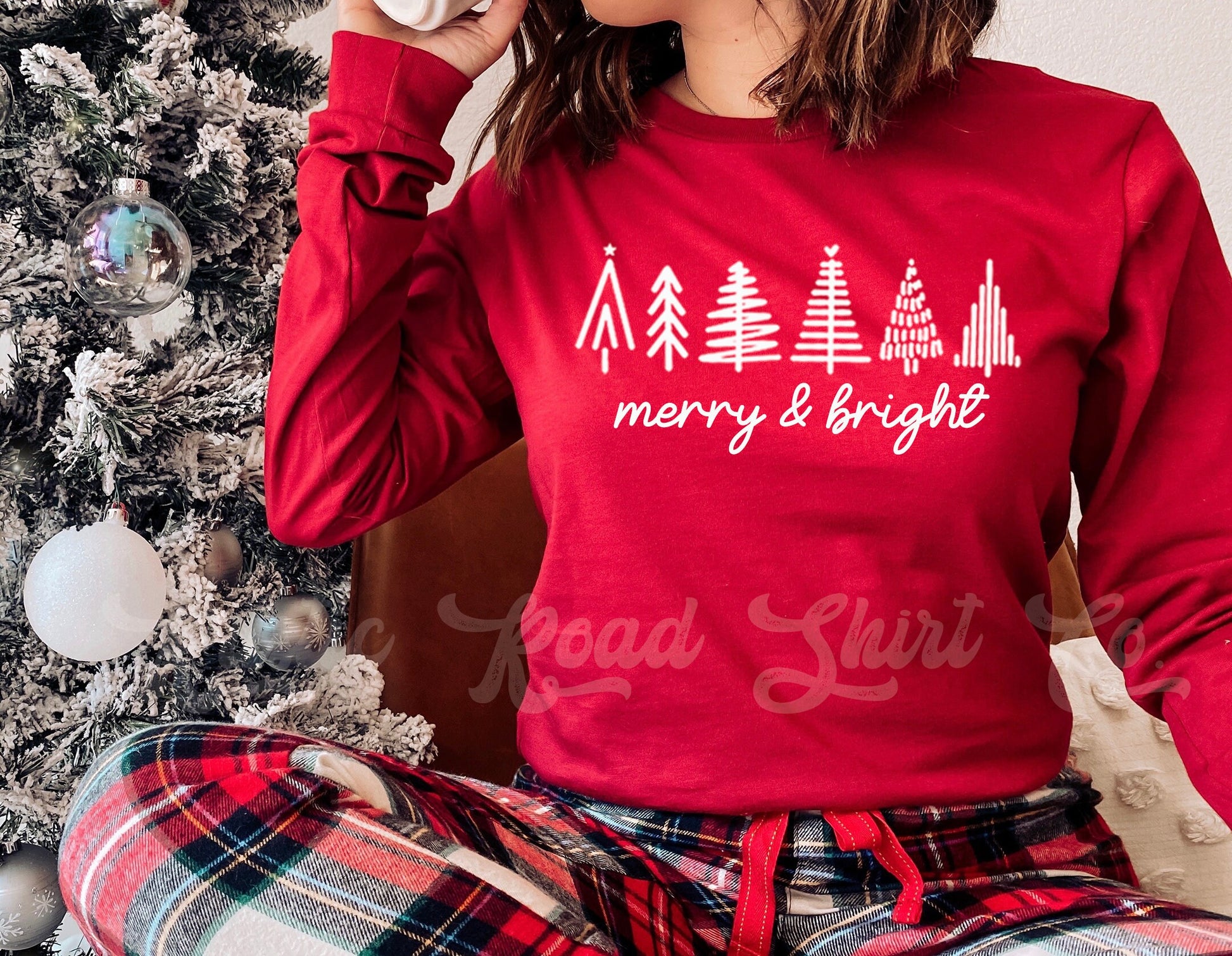 Christmas Tree Farm Shirt, Women's Christmas Shirt, Matching Family Christmas Shirts, Holiday Shirts, Christmas Long Sleeve