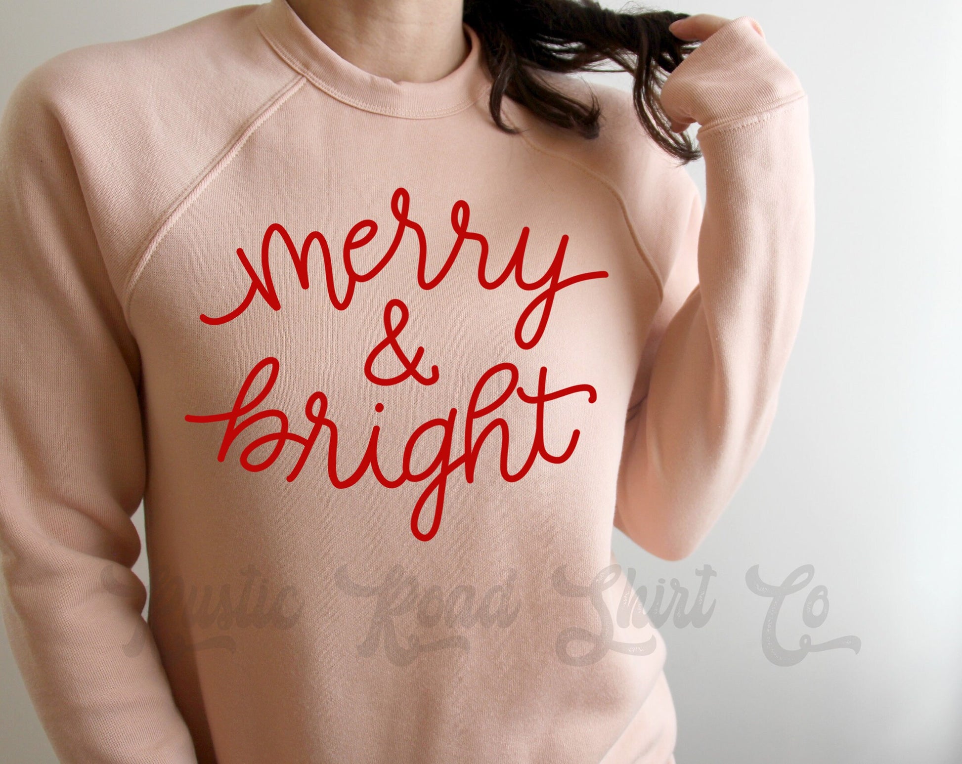 Merry and Bright Sweatshirt, Christmas Sweatshirt, Christmas Sweater, Women's Christmas Sweatshirt, Toddler Christmas Sweatshirt