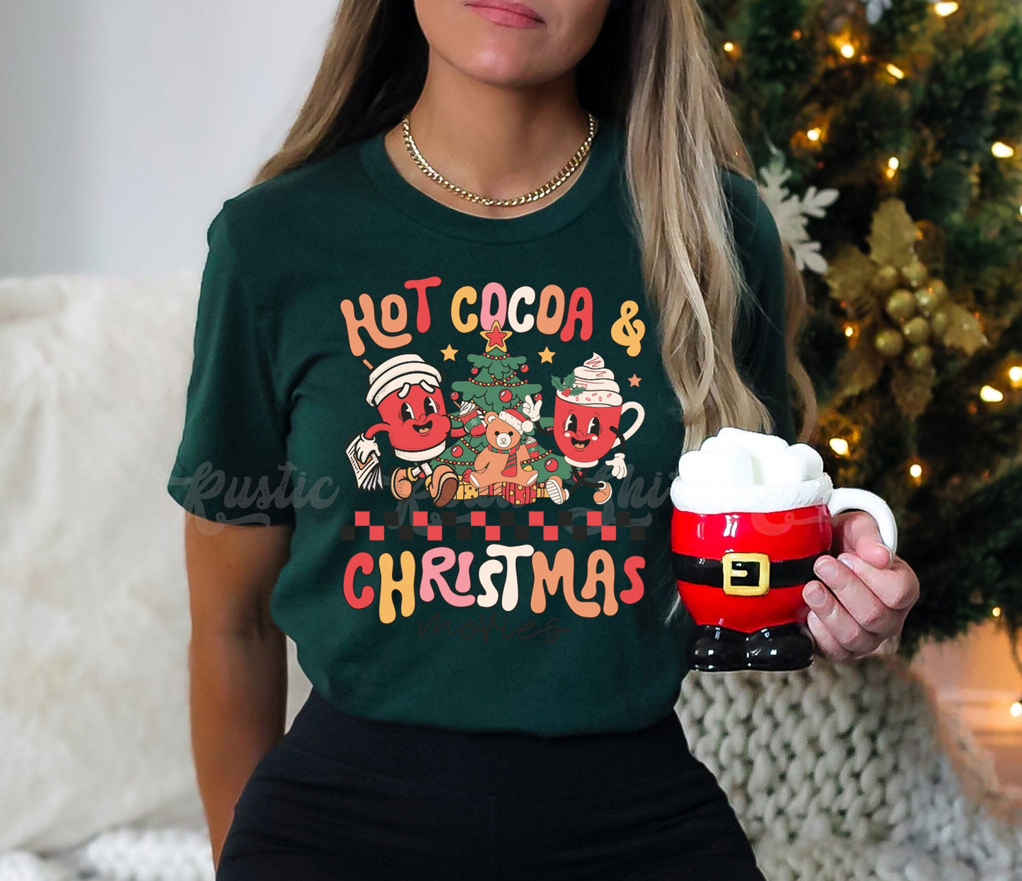 Christmas Movies Shirt, Coffee Christmas Shirt, Matching Family Christmas Shirts, Christmas Tee, Holiday Shirt, Women's Christmas,