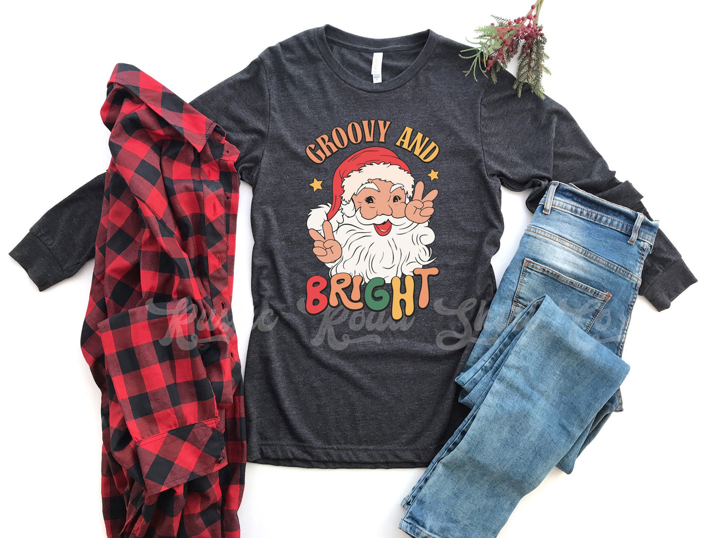 Vintage Santa Shirt, Funny Christmas Shirt, Women's Christmas Shirt, Matching Family Christmas Shirts, Christmas Long Sleeve