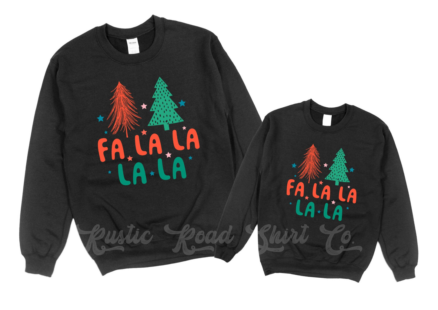 Fa La La Sweatshirt, Family Christmas Sweatshirts, Toddler Christmas Sweatshirt, Kids Christmas Sweatshirt