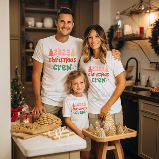 Christmas Crew Shirt, Family Christmas Shirts, Matching Christmas Shirts, Christmas Tee, Holiday Shirt, Women's Christmas Shirt,
