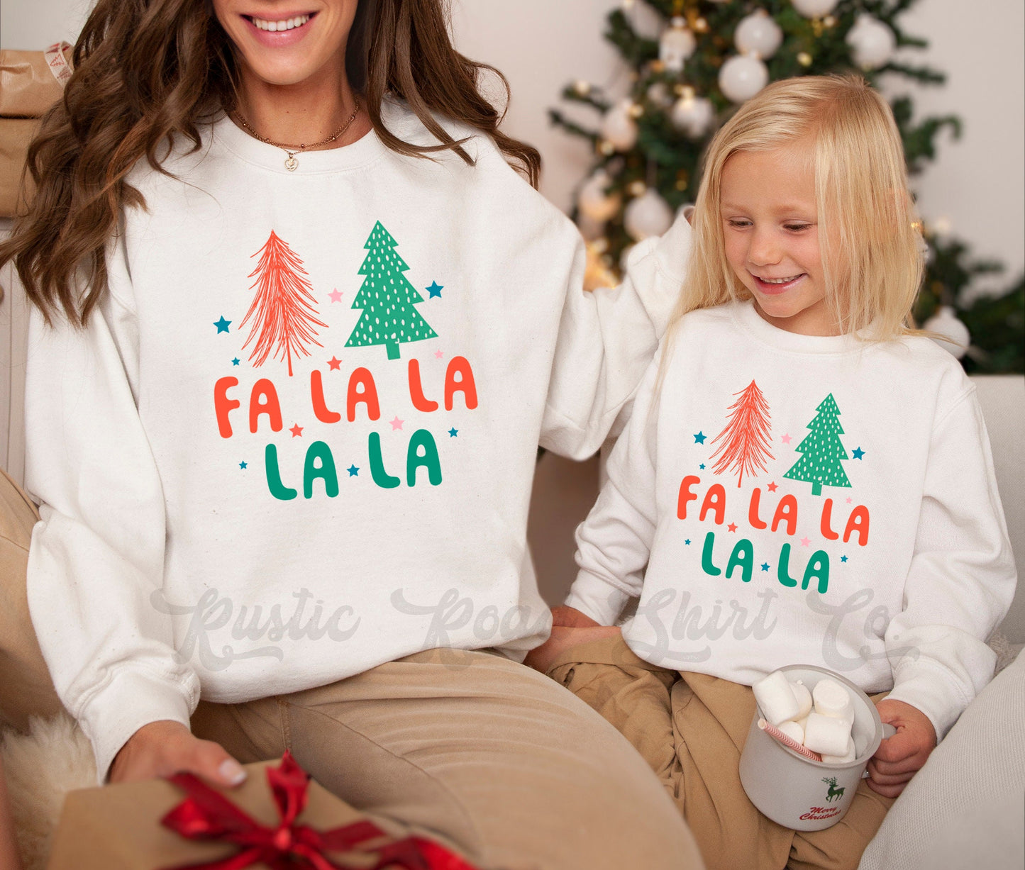 Fa La La Sweatshirt, Family Christmas Sweatshirts, Toddler Christmas Sweatshirt, Kids Christmas Sweatshirt