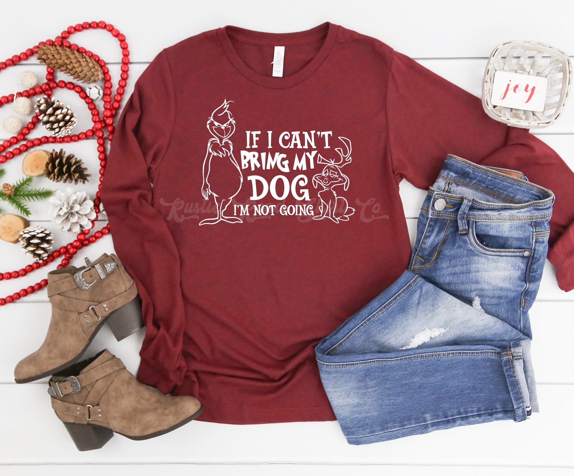 Funny Christmas Shirt, Dog Christmas Shirt, Women's Christmas Shirt, Matching Family Christmas Shirts, Christmas Long Sleeve