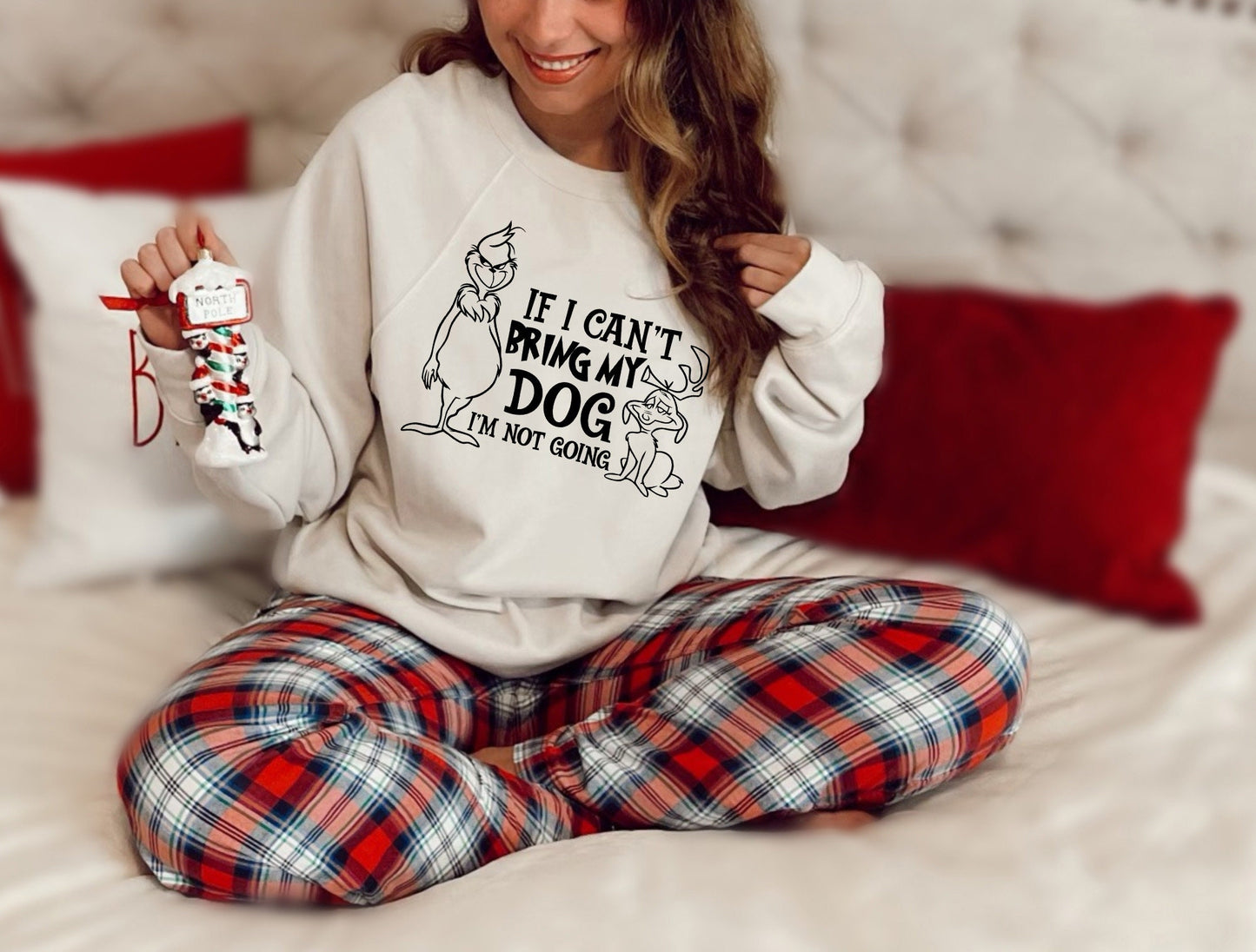 Funny Christmas Sweatshirt, Dog Christmas Sweater, Christmas Sweatshirt, Holiday Sweater, Women's Christmas Sweater