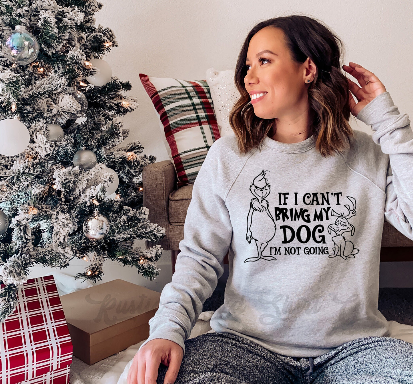 Funny Christmas Sweatshirt, Dog Christmas Sweater, Christmas Sweatshirt, Holiday Sweater, Women's Christmas Sweater