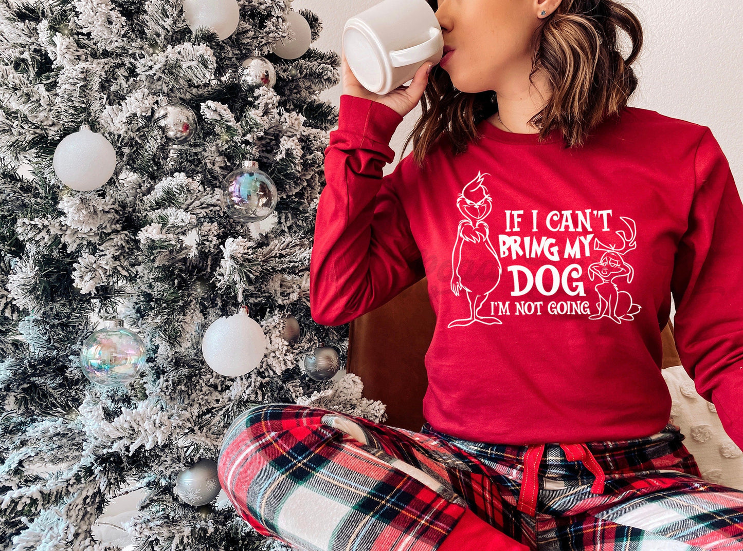 Funny Christmas Shirt, Dog Christmas Shirt, Women's Christmas Shirt, Matching Family Christmas Shirts, Christmas Long Sleeve