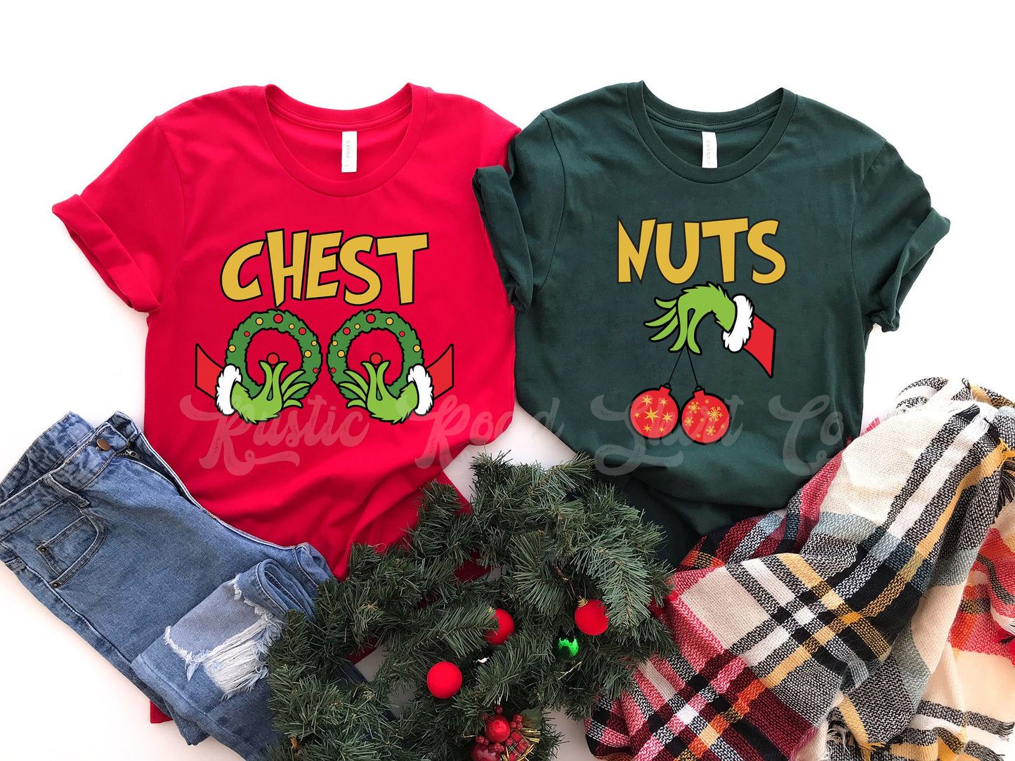 Chest Nuts Christmas Shirt, Funny Christmas Shirt, Couples Christmas Shirt, Family Christmas Shirts, Christmas Party Shirt