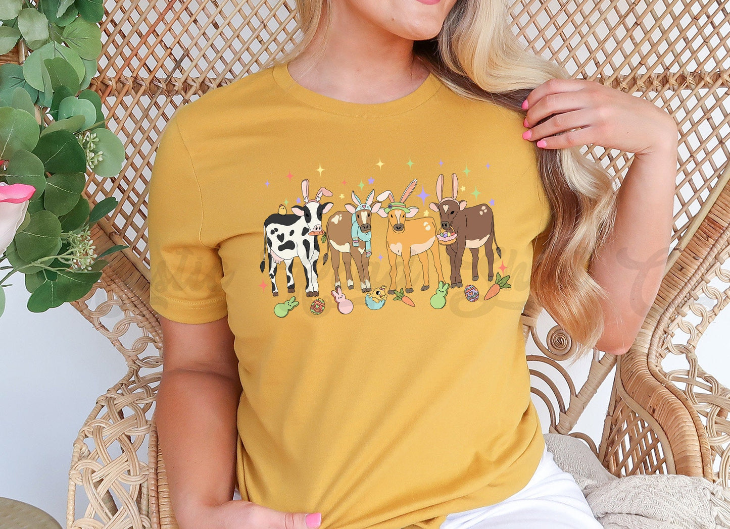 Easter Cows Shirt, Teacher Easter Shirt, Girls Easter T shirt, Kids Easter Shirt, Easter Basket Gift 105
