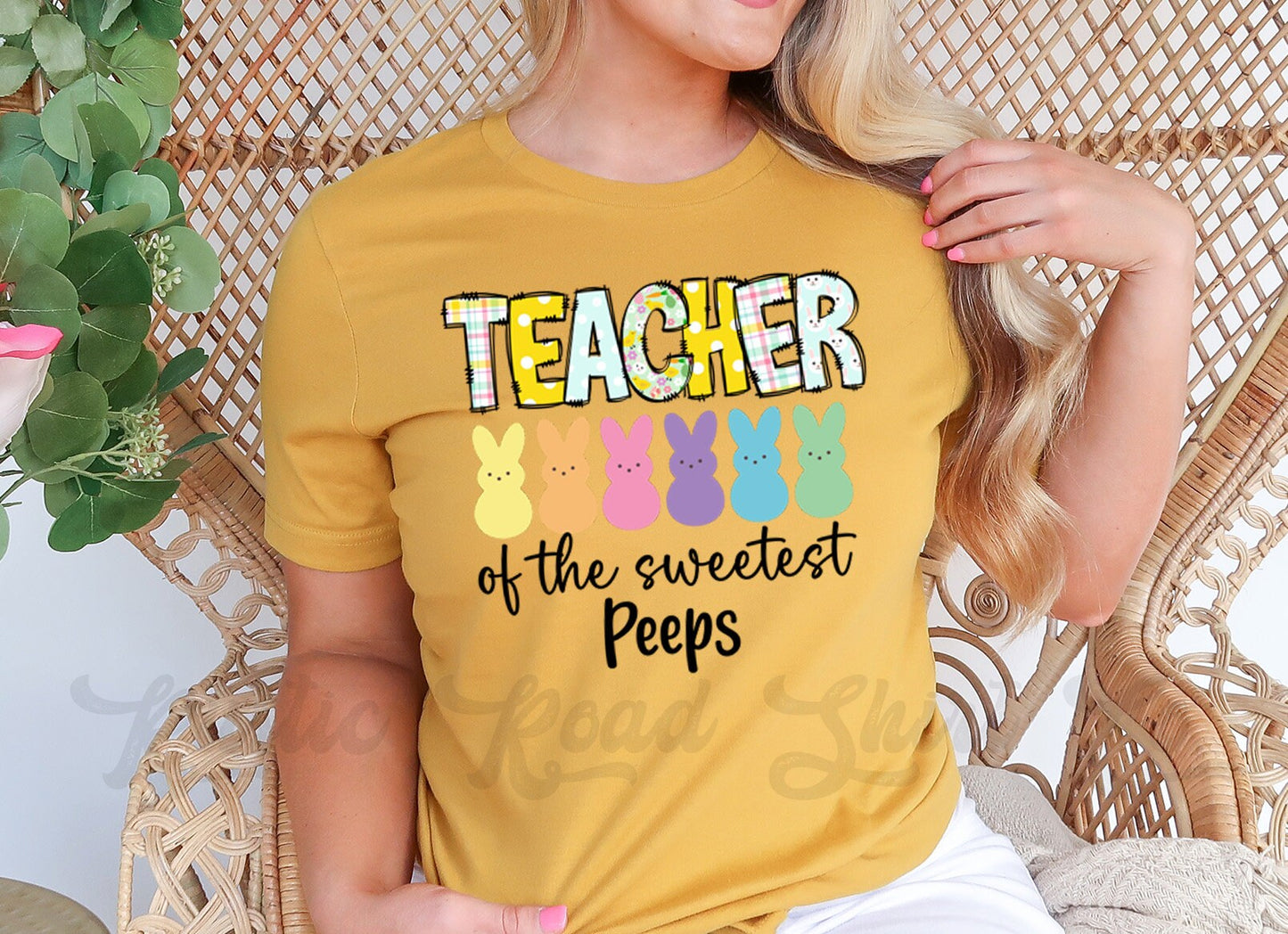 Teacher Easter Shirt, Peeps Easter Shirt, Women's Easter Shirt, Girls Easter T shirt, Easter Basket Gift 100