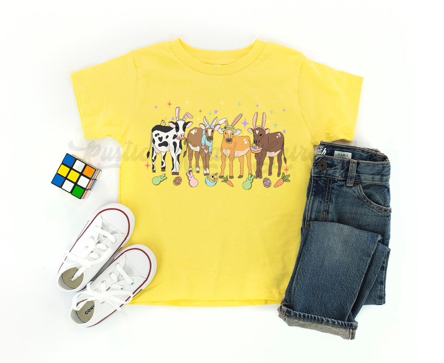 Easter Cows Shirt, Boys Easter Shirt, Girls Easter Shirt, Easter Basket Gift, Toddler Easter T shirt 142