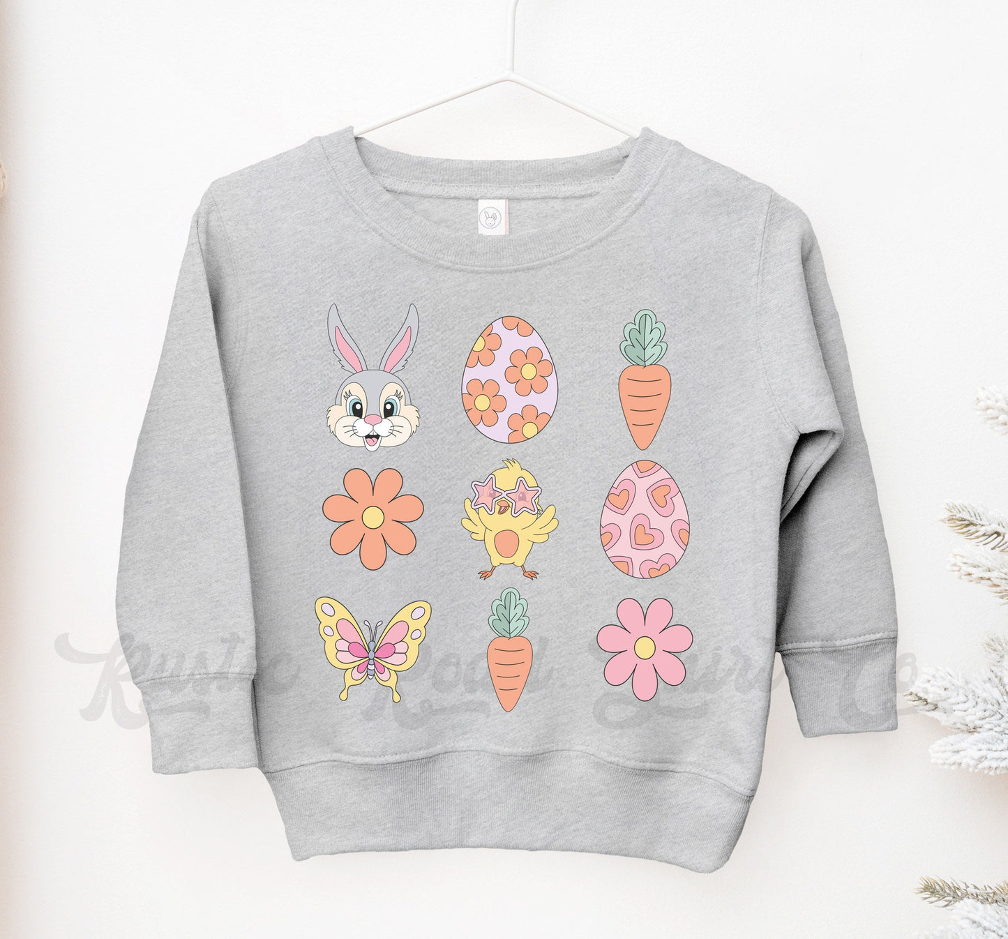 Girls Easter Sweatshirt, Bunny Sweater, Toddler Easter Outfit, Girls Easter Shirt, Boys Easter Shirt, Easter Basket Gift 81