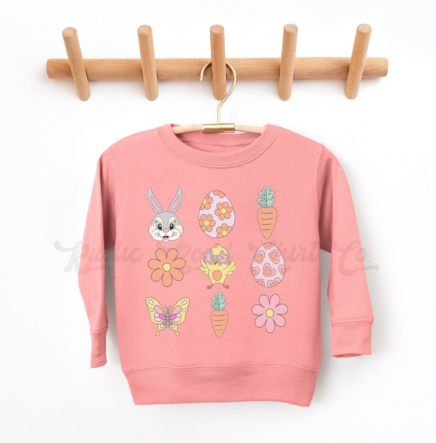 Girls Easter Sweatshirt, Bunny Sweater, Toddler Easter Outfit, Girls Easter Shirt, Boys Easter Shirt, Easter Basket Gift 81