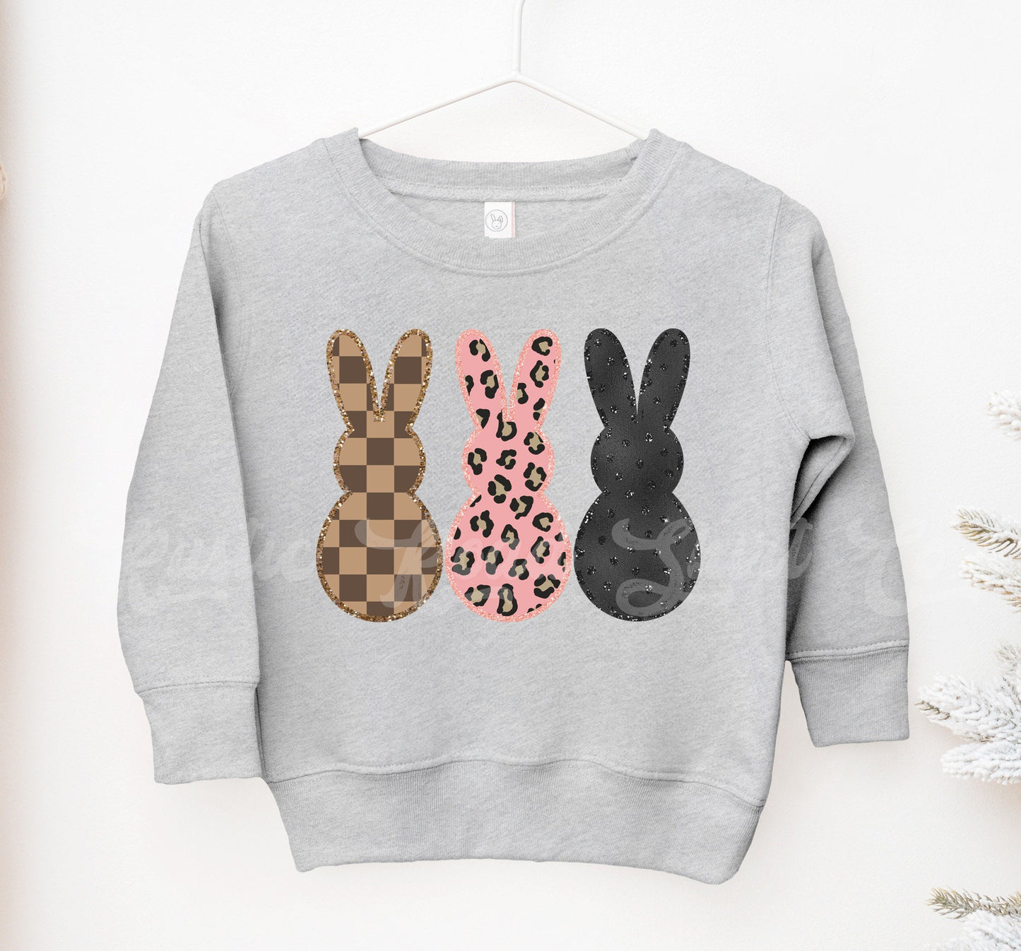 Girls Easter Sweatshirt, Bunny Sweater, Toddler Easter Outfit, Girls Easter Shirt, Boys Easter Shirt, Easter Basket Gift 77
