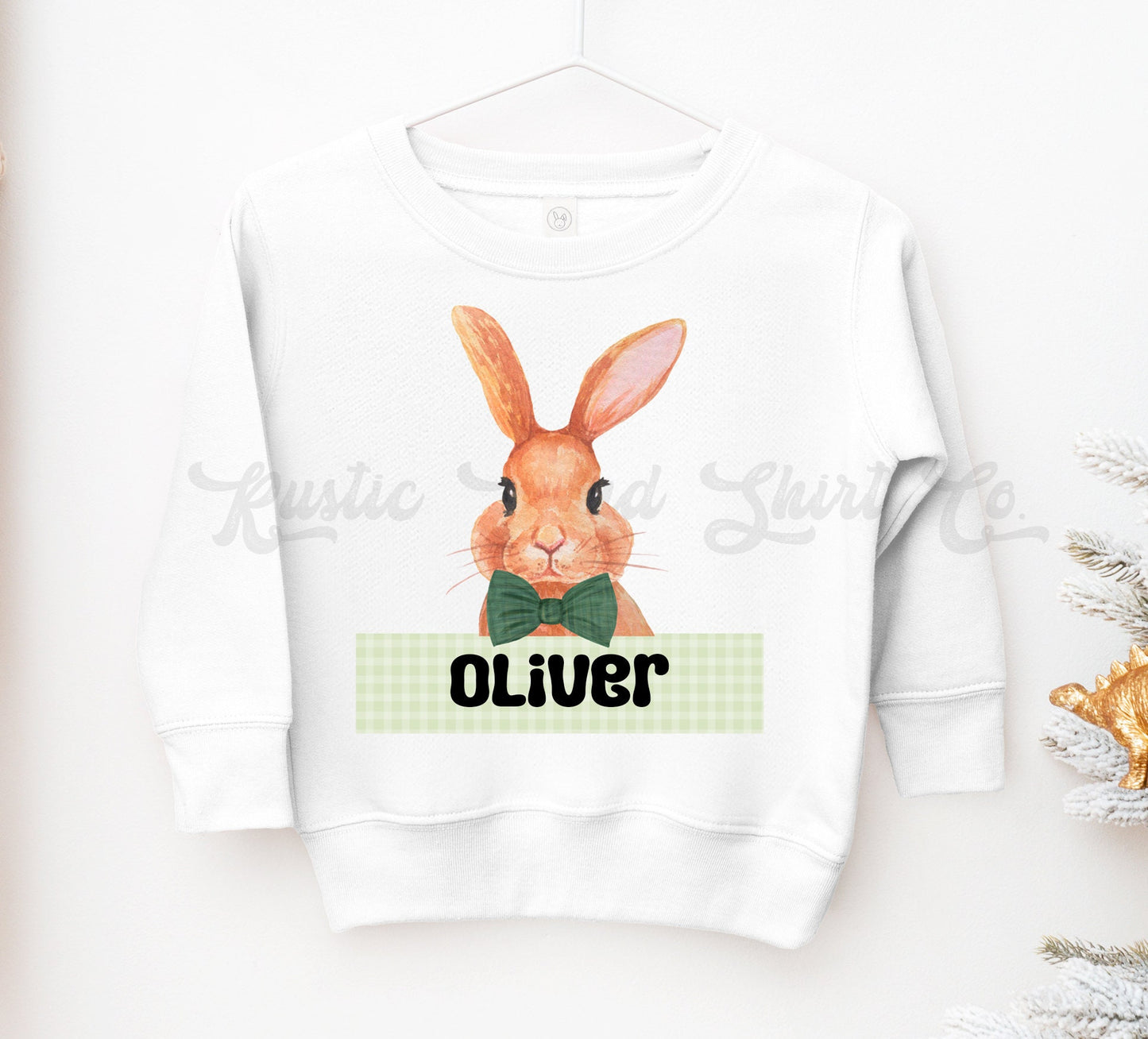 Personalized Easter Sweatshirt, Bunny Sweatshirt, Toddler Easter Outfit, Girls Easter Shirt, Easter Sweater, Easter Basket Gift 124