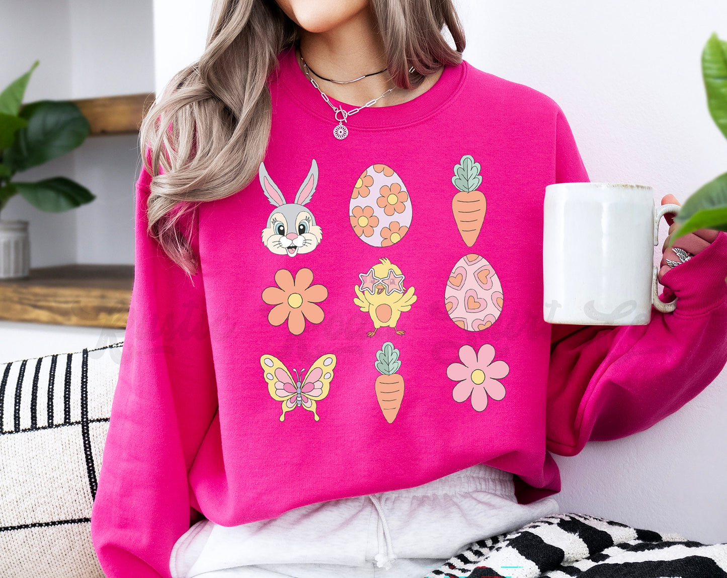 Easter Sweatshirt Women, Easter Crewneck, Christian Sweatshirt, Jesus Sweatshirt, Teacher Easter Shirt 155