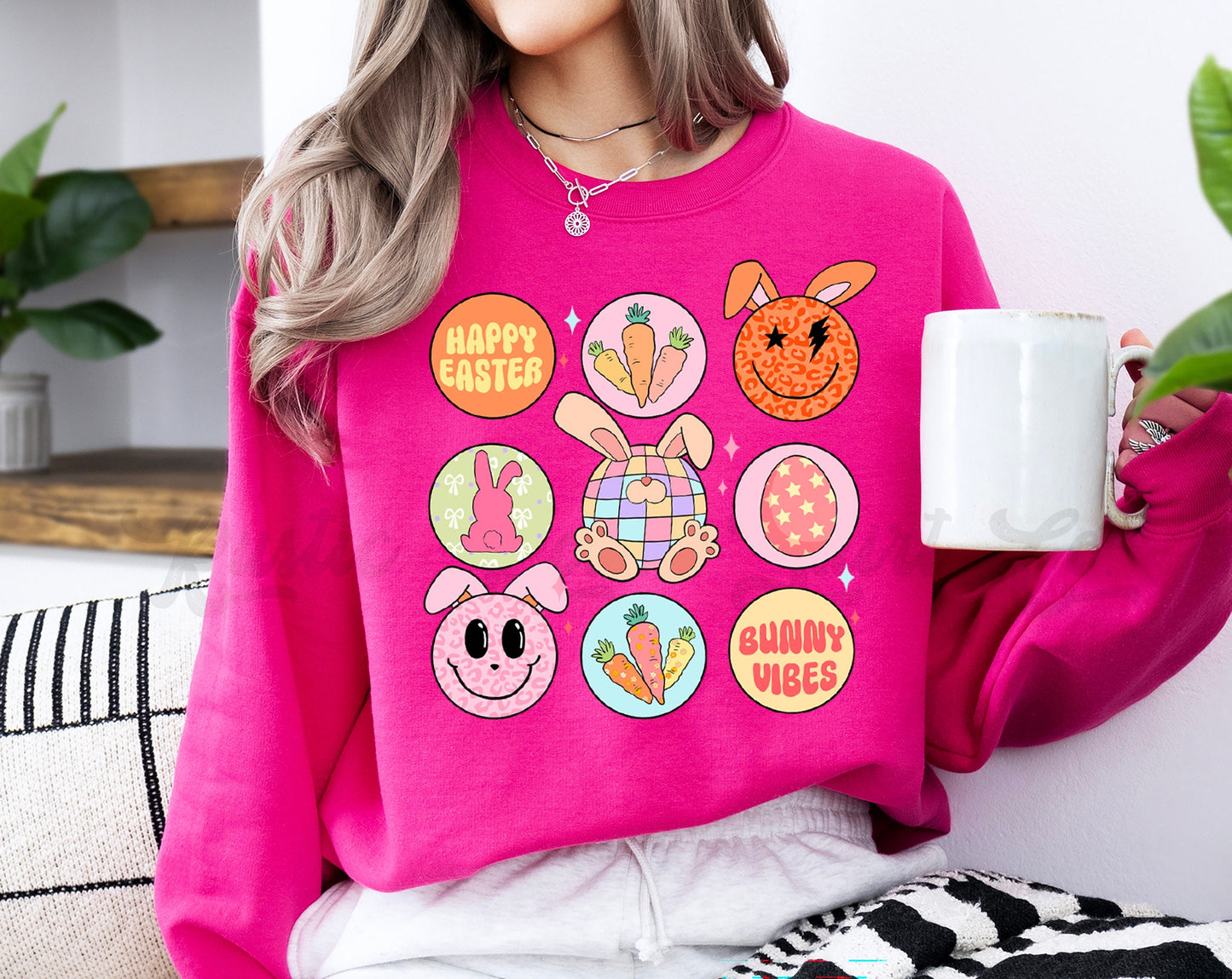Easter Sweatshirt Women, Easter Crewneck, Christian Sweatshirt, Jesus Sweatshirt, Teacher Easter Shirt 157
