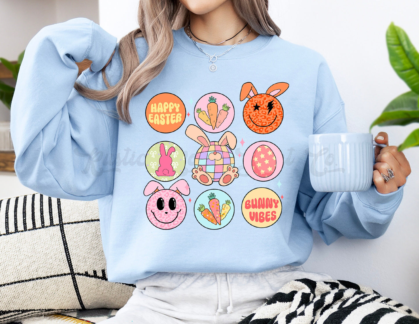 Easter Sweatshirt Women, Easter Crewneck, Christian Sweatshirt, Jesus Sweatshirt, Teacher Easter Shirt 157