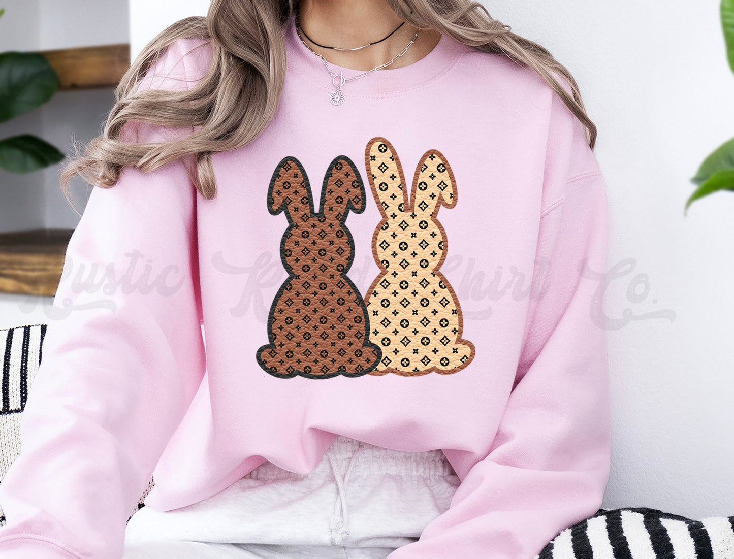 Easter Sweatshirt Women, Easter Crewneck, Bunny Sweatshirt, Jesus Sweatshirt, Teacher Easter Shirt 154