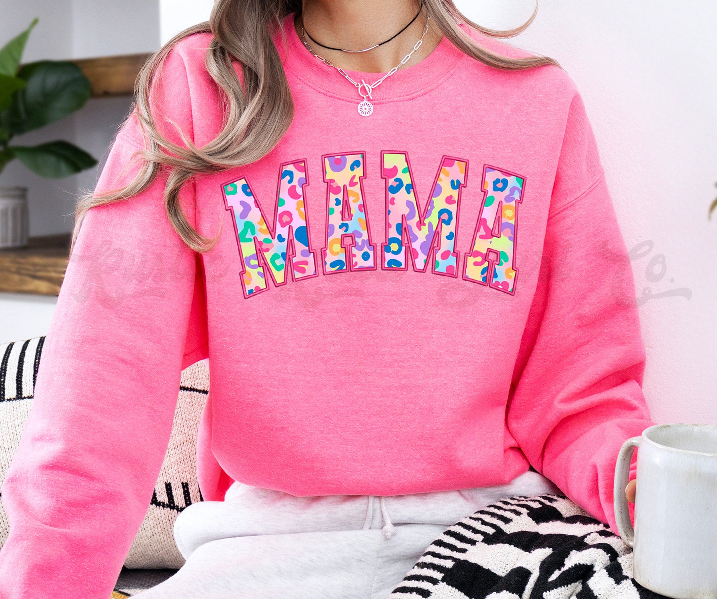 Mama Sweatshirt, Easter Sweatshirt Women, Easter Crewneck, Bunny Sweatshirt, Mother's Day Gift 216