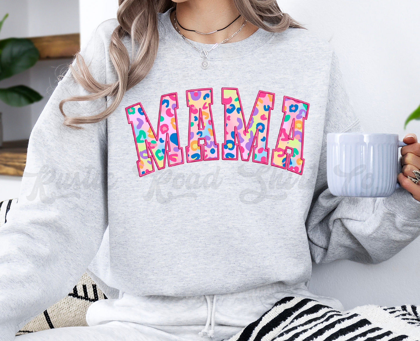 Mama Sweatshirt, Easter Sweatshirt Women, Easter Crewneck, Bunny Sweatshirt, Mother's Day Gift 216