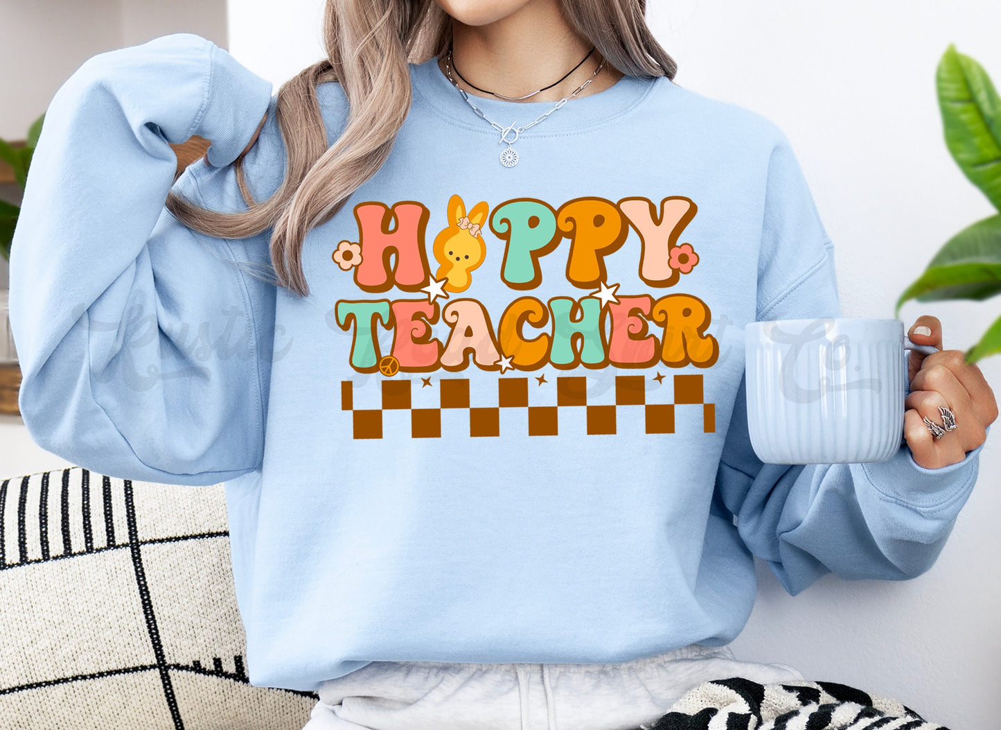 Teacher Easter Shirt, Easter Sweatshirt Women, Easter Crewneck, Bunny Sweatshirt, Jesus Sweatshirt, Teacher Easter Shirt 211