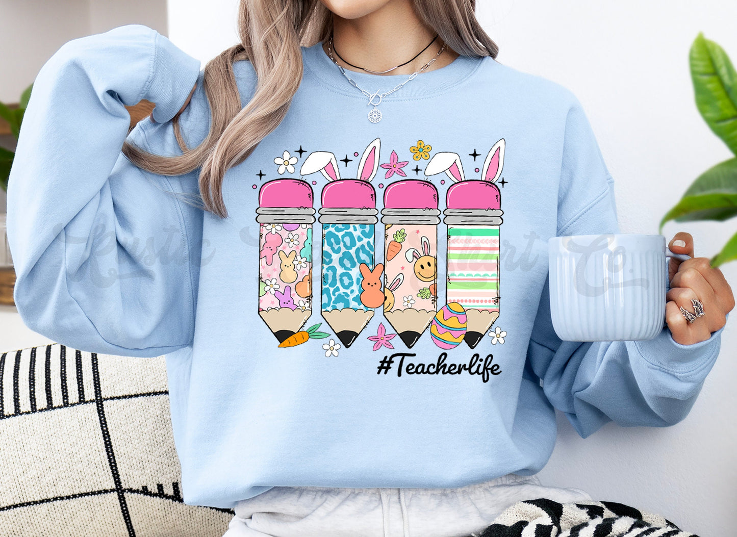Teacher Easter Shirt, Easter Sweatshirt Women, Easter Crewneck, Bunny Sweatshirt, Jesus Sweatshirt, Teacher Easter Shirt 210