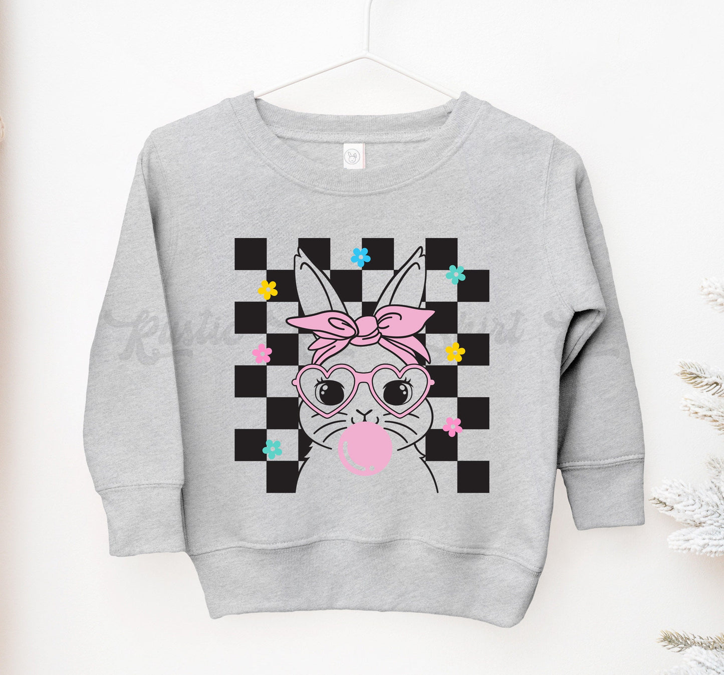 Girls Easter Sweatshirt, Bunny Sweatshirt, Toddler Easter Outfit, Girls Easter Shirt, Boys Easter Shirt, Easter Basket Gift 120