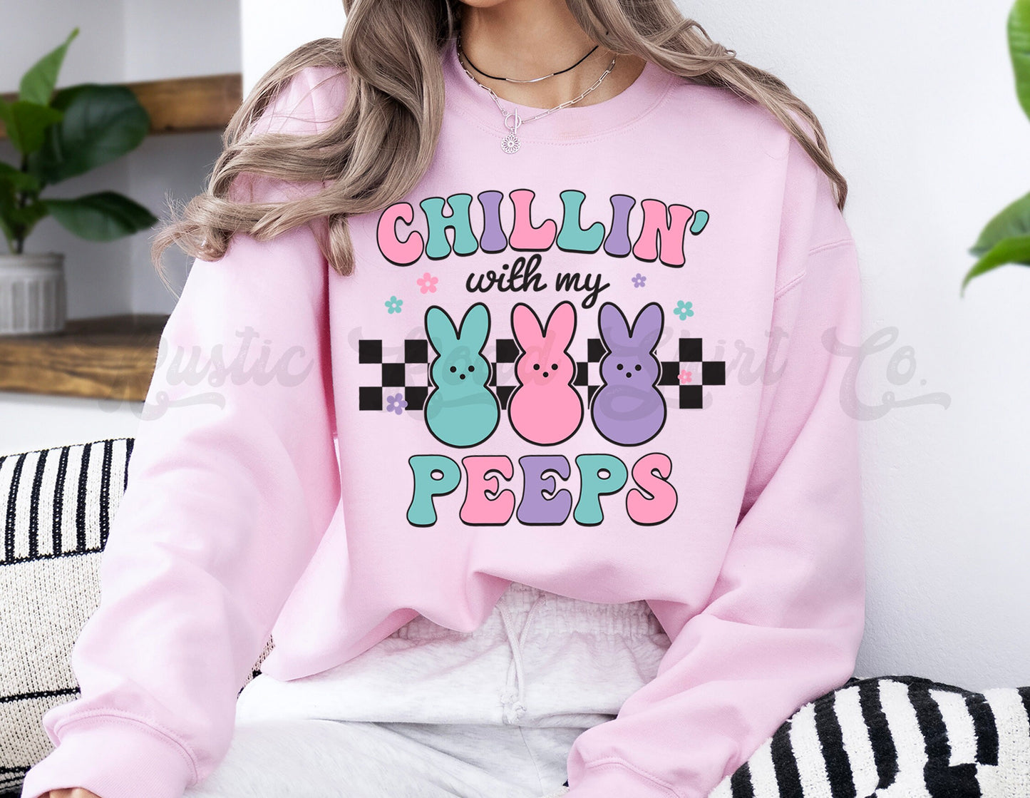 Easter Sweatshirt Women, Easter Crewneck, Bunny Sweatshirt, Jesus Sweatshirt, Teacher Easter Shirt 145