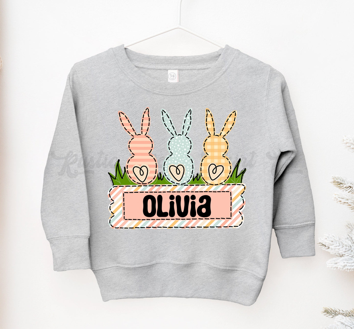 Girls Easter Sweatshirt, Bunny Sweatshirt, Toddler Easter Outfit, Boy Easter Shirt, Easter Basket Gift 82