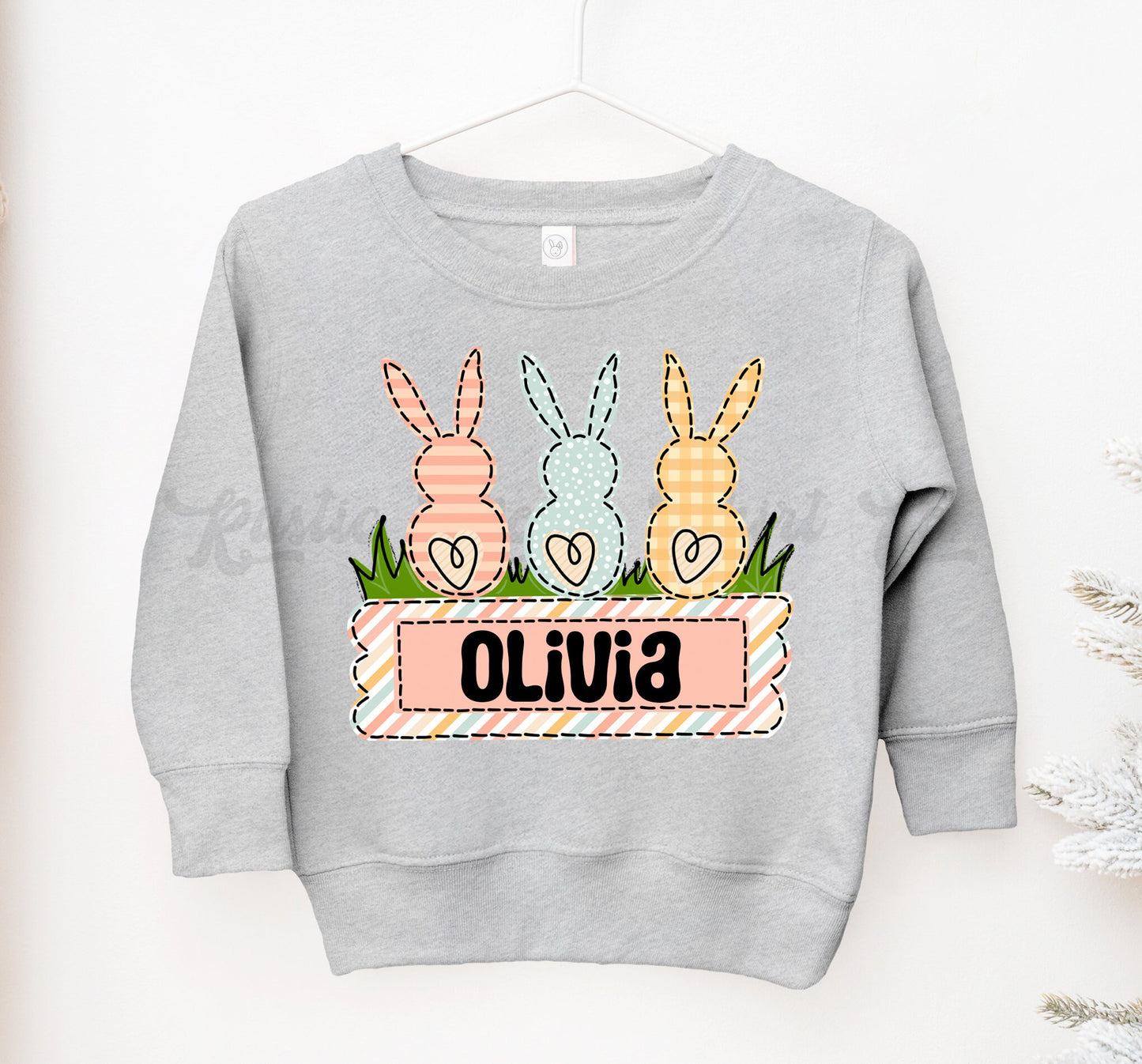 Boys Easter Sweatshirt, Bunny Sweatshirt, Toddler Easter Outfit, Boy Easter Shirt, Easter Basket Gift 127