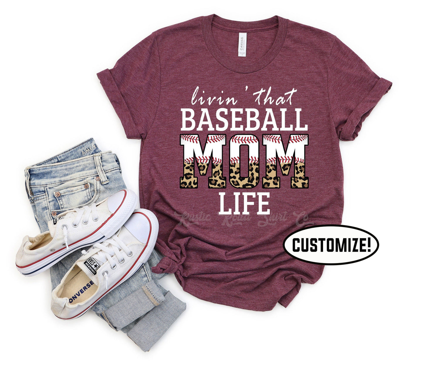 Baseball Mom Era Shirt, Baseball Mama Tshirt, Baseball Grandma Shirt, Baseball Team Shirt, Custom Baseball Shirt