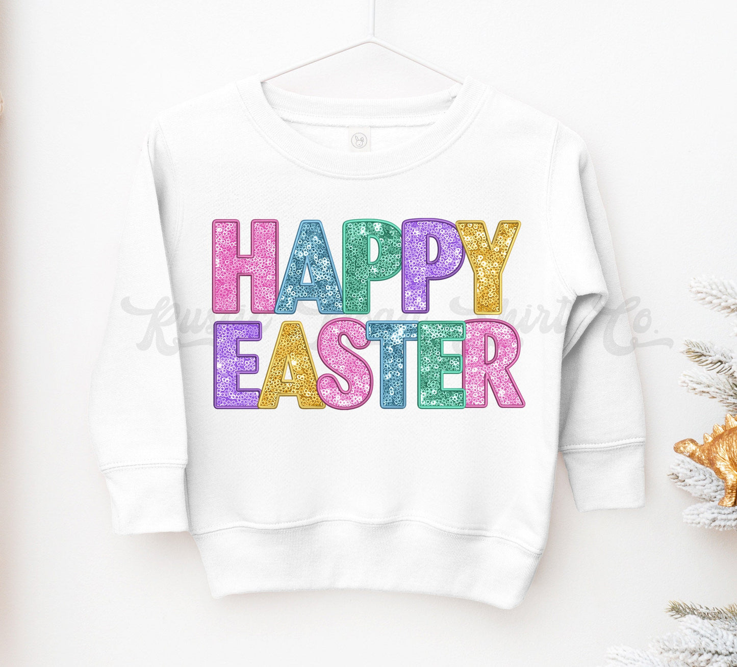 Happy Easter Sweatshirt, Bunny Sweater, Toddler Easter Outfit, Girls Easter Shirt, Boys Easter Shirt, Easter Basket Gift 89