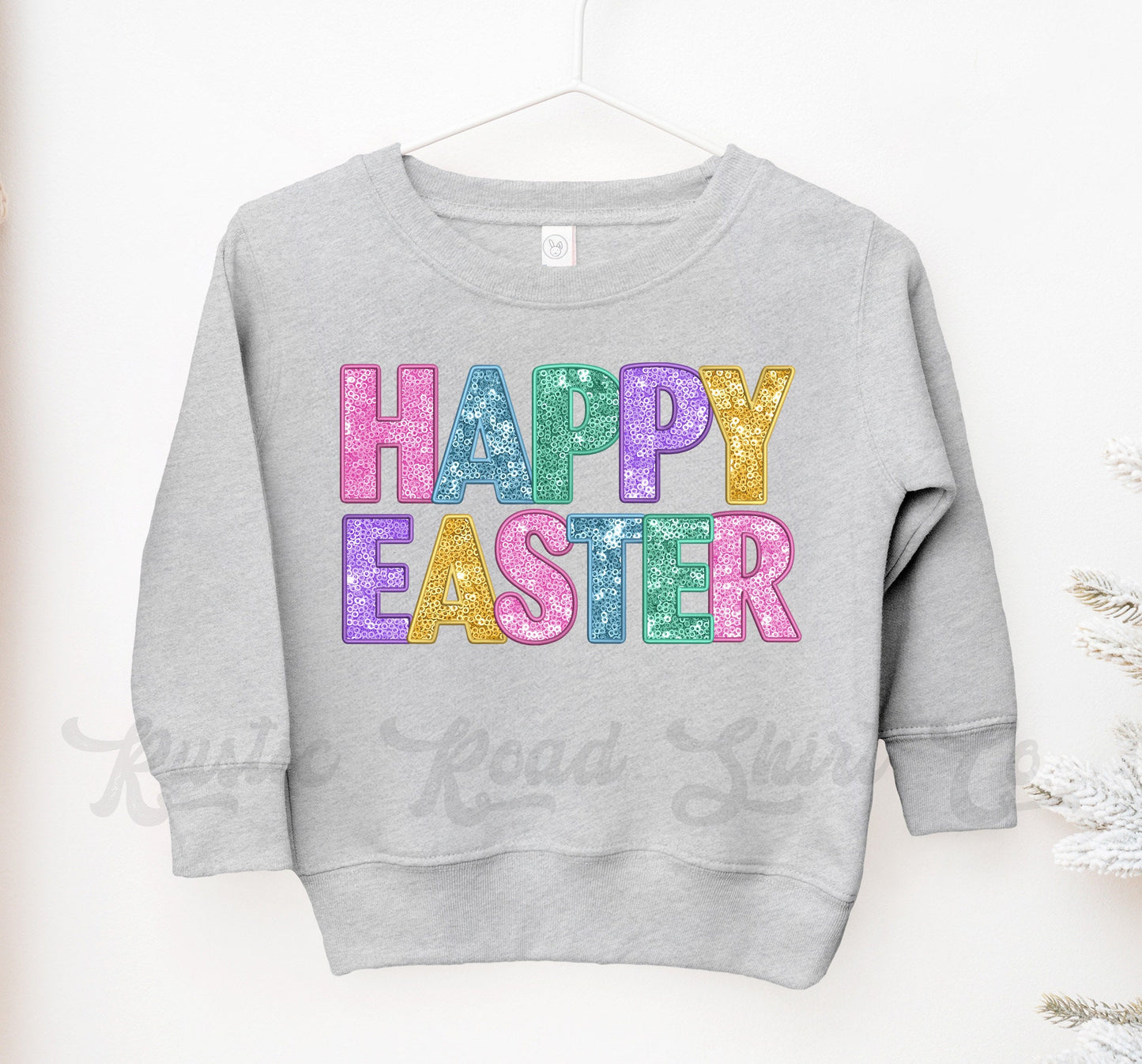 Happy Easter Sweatshirt, Bunny Sweater, Toddler Easter Outfit, Girls Easter Shirt, Boys Easter Shirt, Easter Basket Gift 89