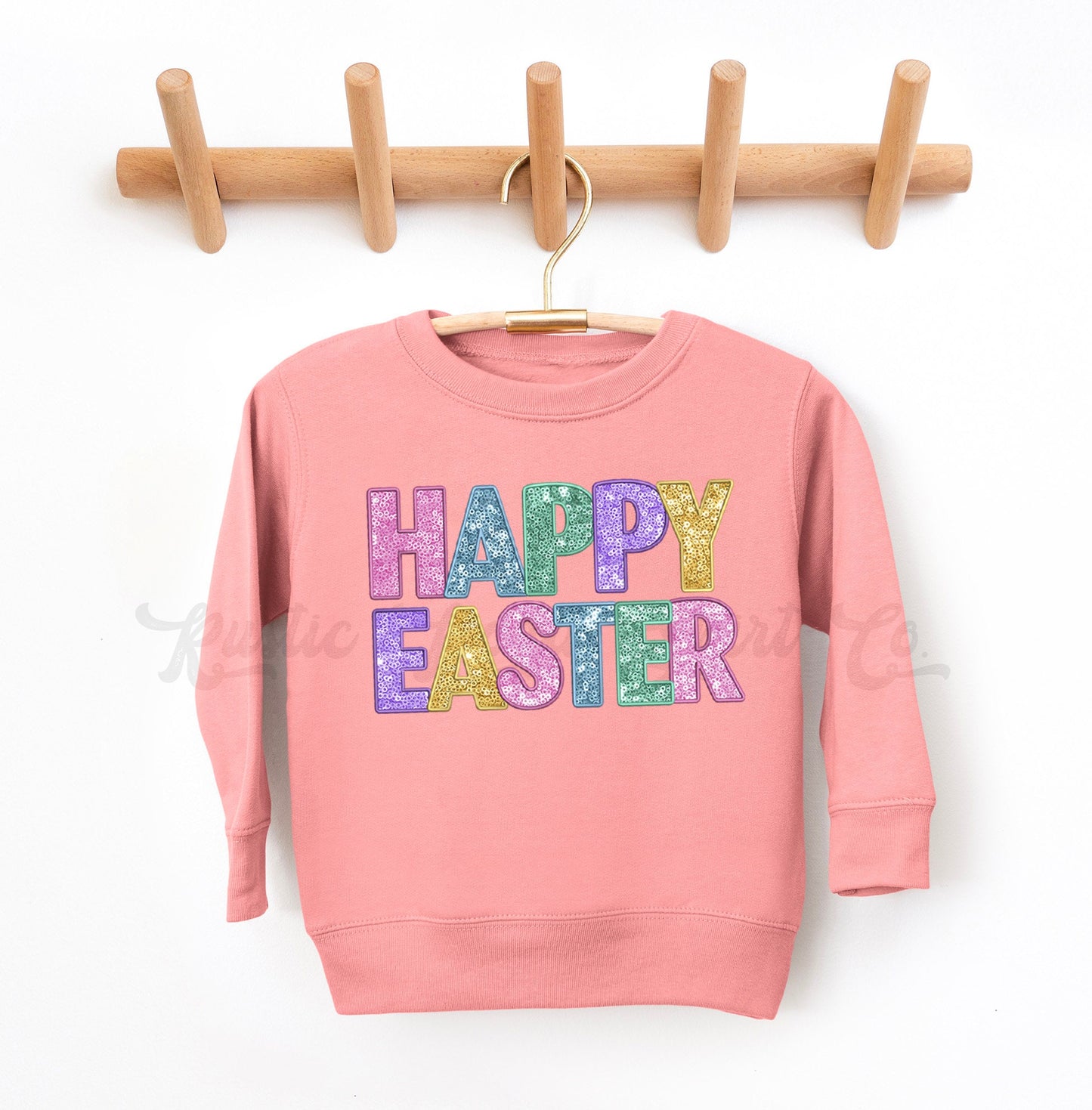 Happy Easter Sweatshirt, Bunny Sweater, Toddler Easter Outfit, Girls Easter Shirt, Boys Easter Shirt, Easter Basket Gift 89