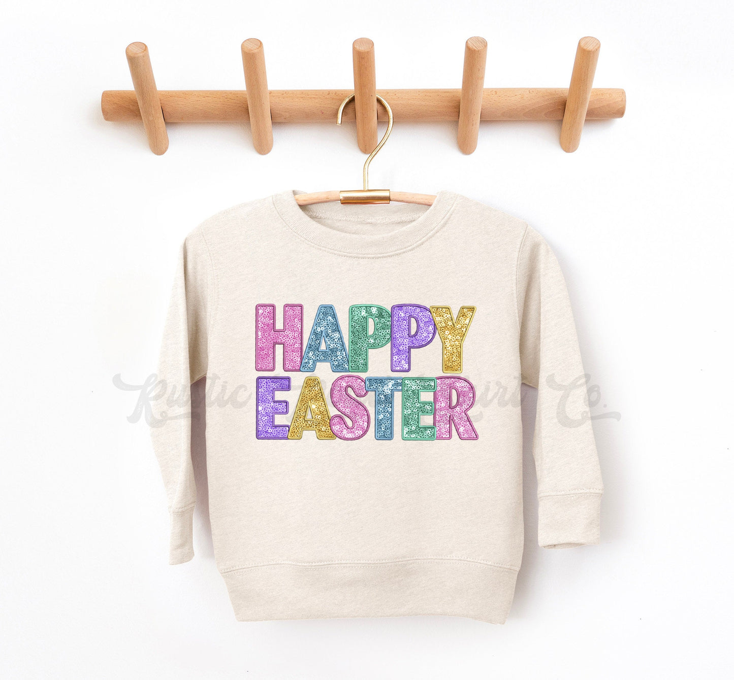 Happy Easter Sweatshirt, Bunny Sweater, Toddler Easter Outfit, Girls Easter Shirt, Boys Easter Shirt, Easter Basket Gift 89