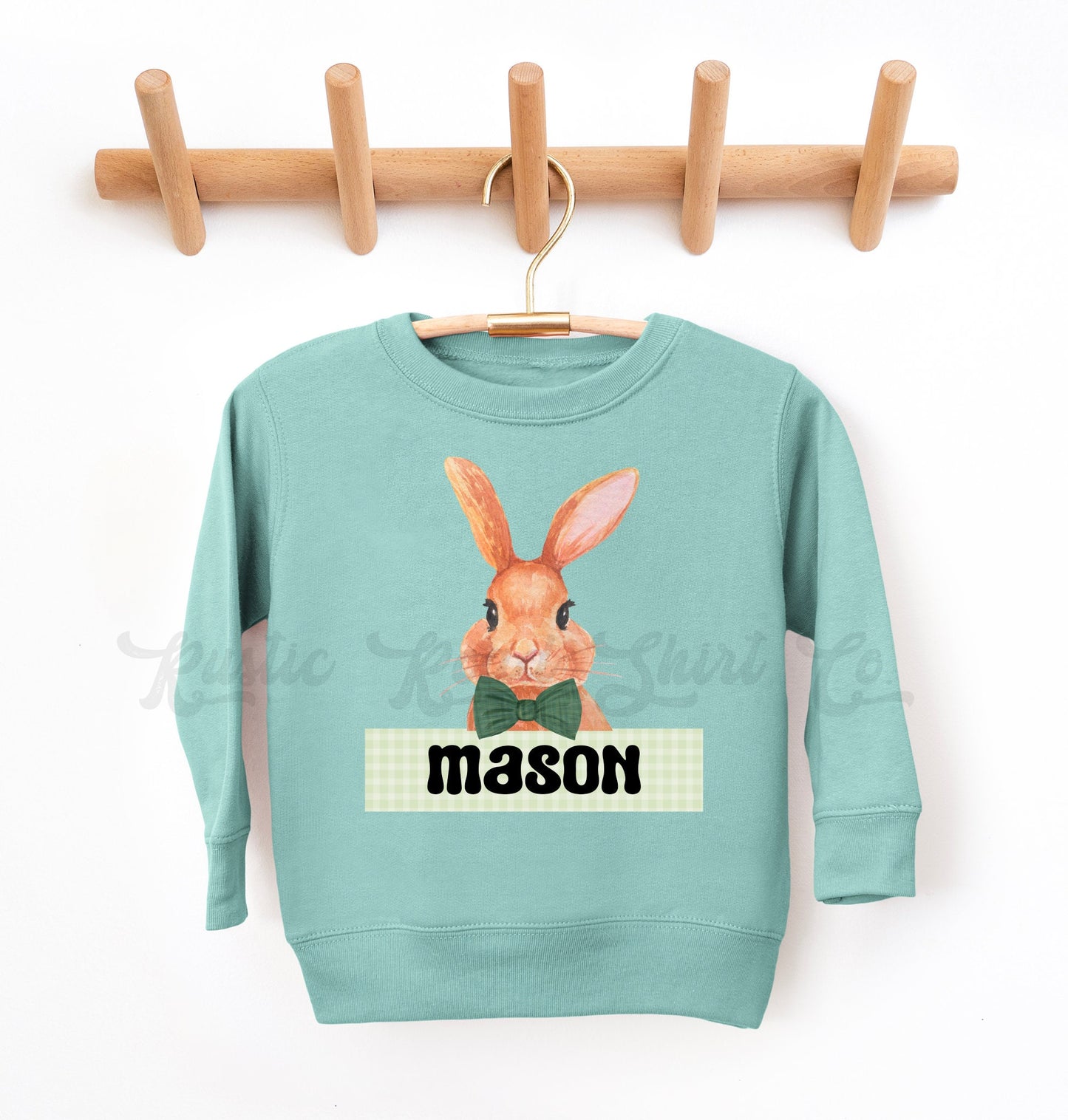 Personalized Easter Sweatshirt, Bunny Sweatshirt, Toddler Easter Outfit, Girls Easter Shirt, Easter Sweater, Easter Basket Gift 124