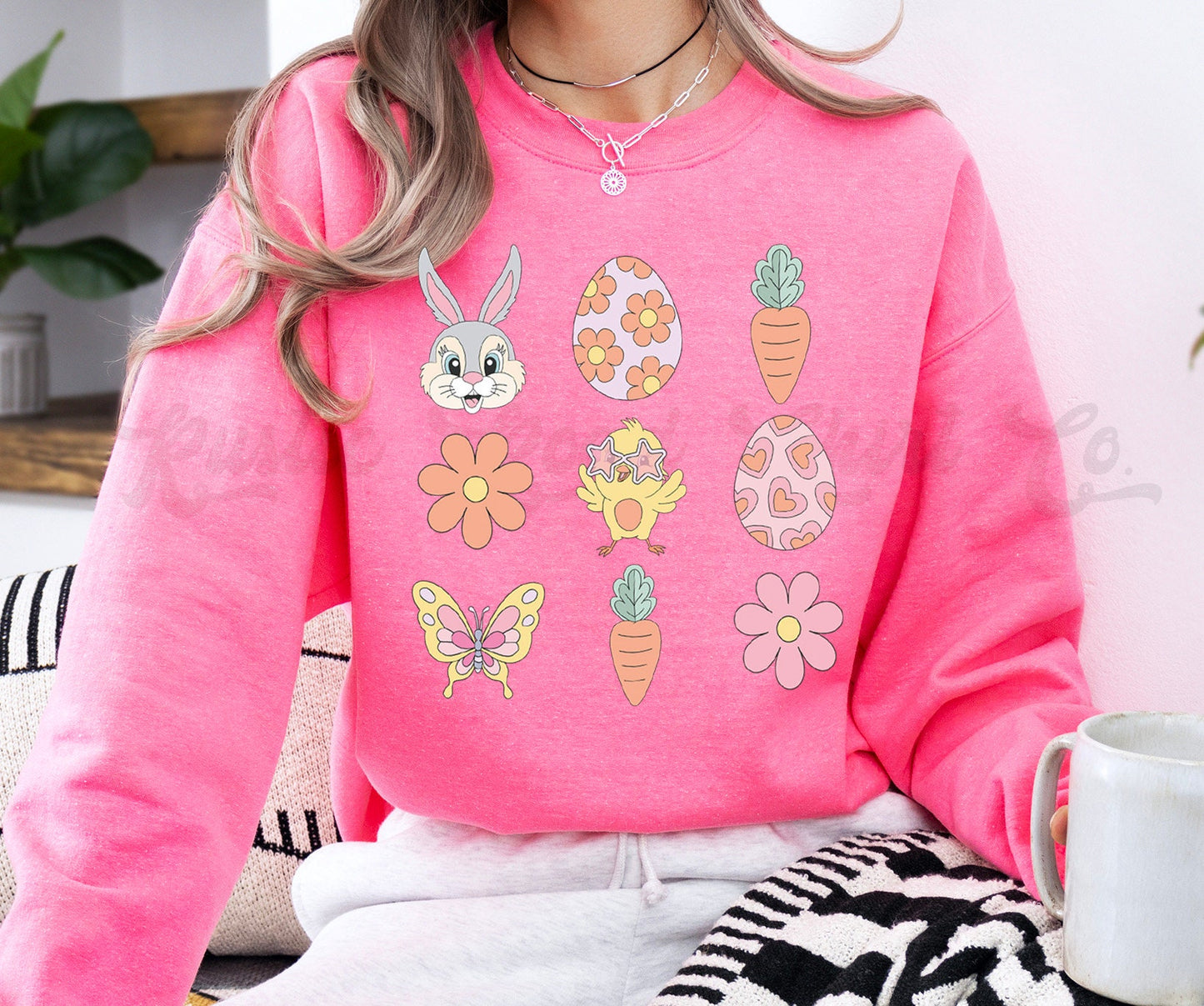 Easter Sweatshirt Women, Easter Crewneck, Christian Sweatshirt, Jesus Sweatshirt, Teacher Easter Shirt 155