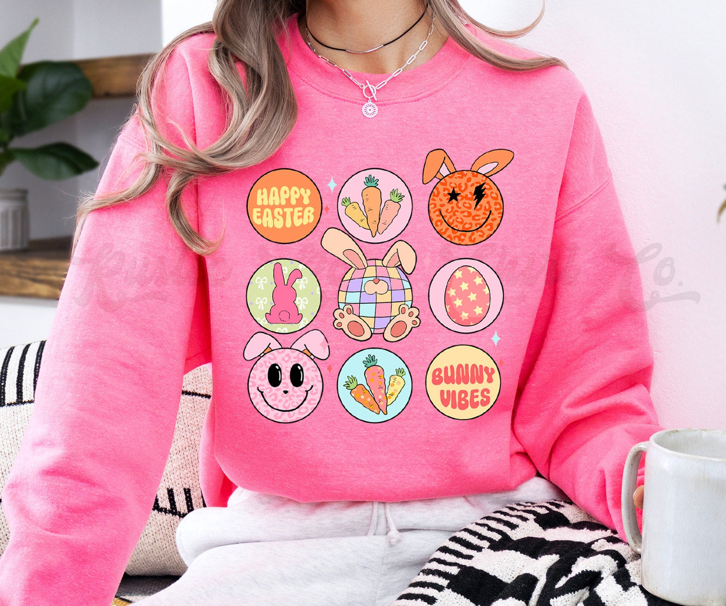 Easter Sweatshirt Women, Easter Crewneck, Christian Sweatshirt, Jesus Sweatshirt, Teacher Easter Shirt 157