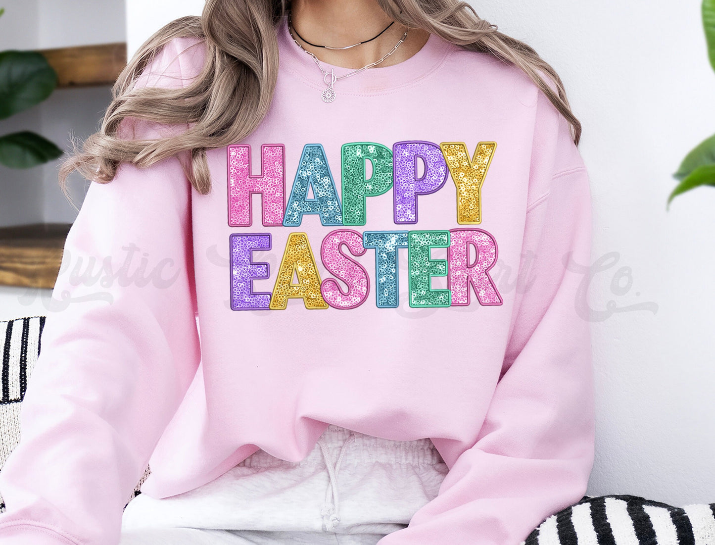Easter Sweatshirt Women, Easter Crewneck, Bunny Sweatshirt, Jesus Sweatshirt, Teacher Easter Shirt 149