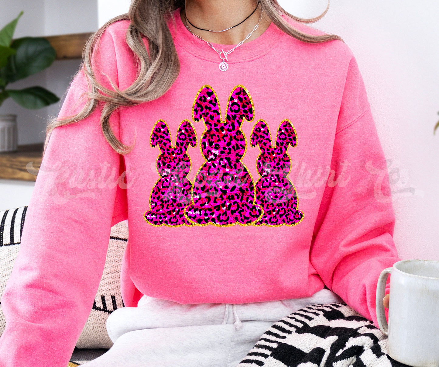 Easter Sweatshirt Women, Easter Crewneck, Bunny Sweatshirt, Jesus Sweatshirt, Teacher Easter Shirt 147