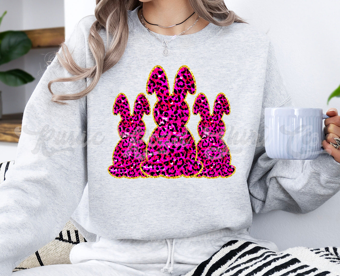 Easter Sweatshirt Women, Easter Crewneck, Bunny Sweatshirt, Jesus Sweatshirt, Teacher Easter Shirt 147