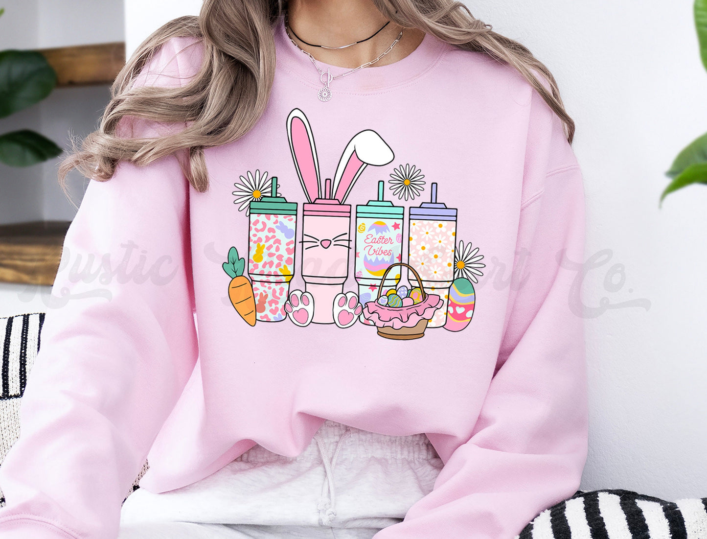 Easter Sweatshirt Women, Easter Mug Shirt, Easter Crewneck, Bunny Sweatshirt, Jesus Sweatshirt, Teacher Easter Shirt 158