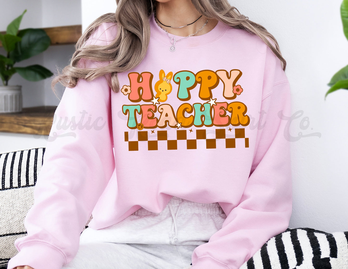 Teacher Easter Shirt, Easter Sweatshirt Women, Easter Crewneck, Bunny Sweatshirt, Jesus Sweatshirt, Teacher Easter Shirt 211